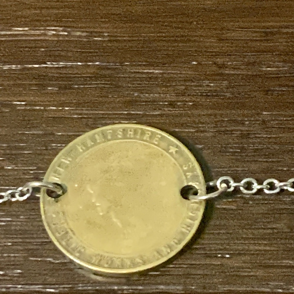 Vintage New Hampshire coin bracelet